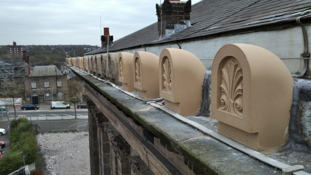 Burslem town hall repairs, Stoke-on-Trent