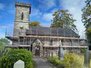 Lime repointing, Staffordshire Moorlands
