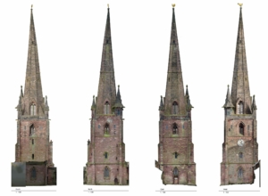 photogrammerty, architectural elevations, church spire