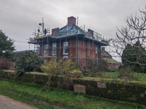 listed farmhouse repair project, shropshire